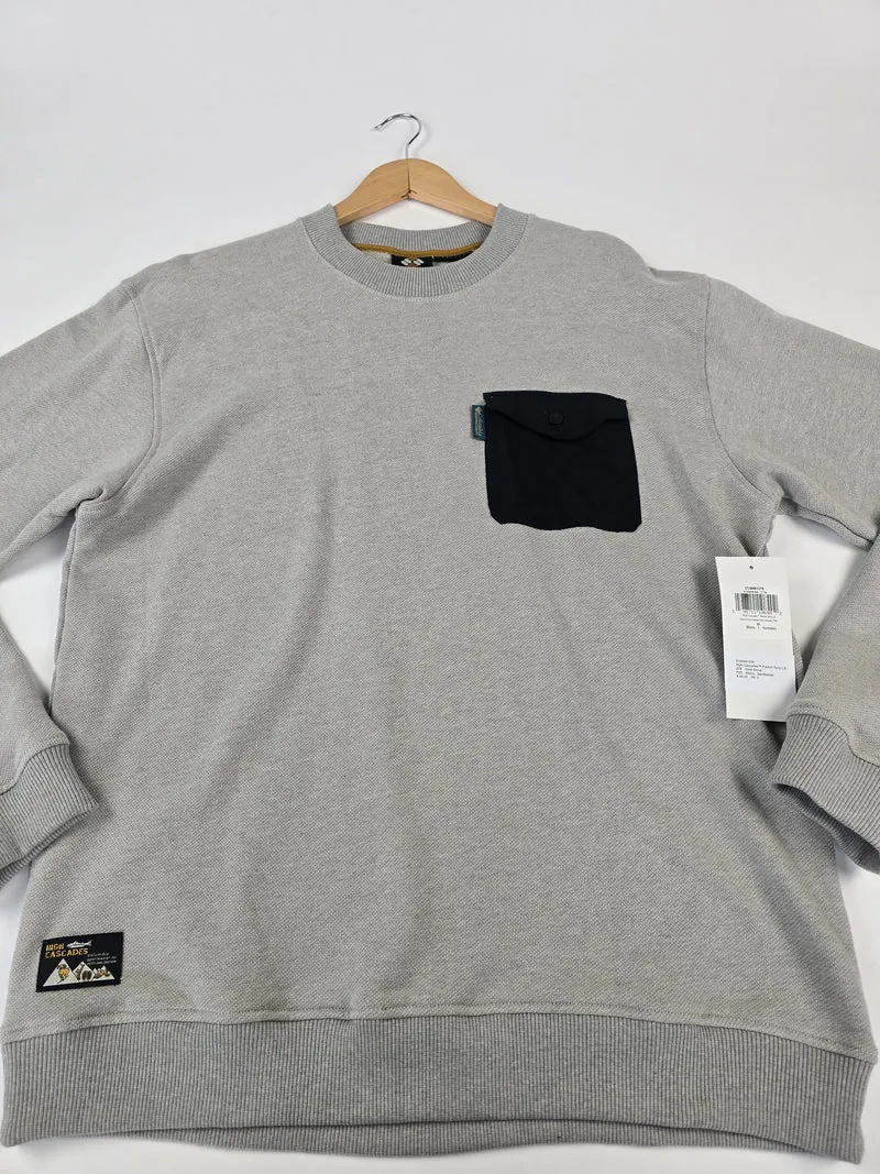 Columbia High Cascades™ French Terry LS Dark Stone M