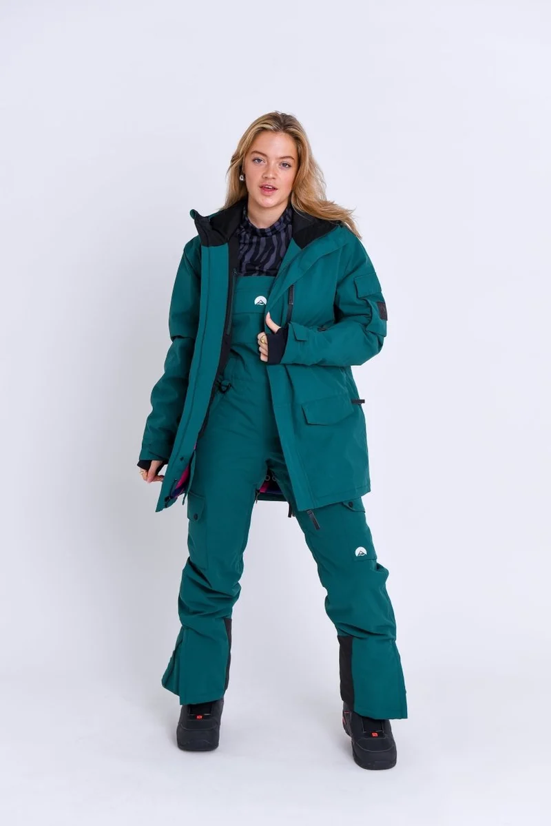 Yeh Girl Ski & Snowboard Jacket - Forest Green