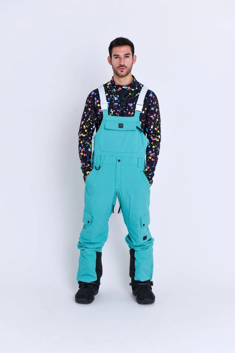 Yeh Man Bib Pant - Aqua