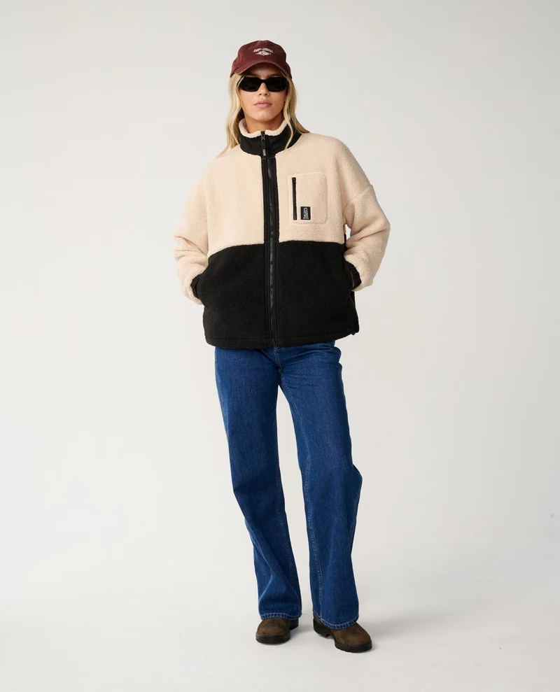 Search Series Bonded Zip Through Polar Fleece