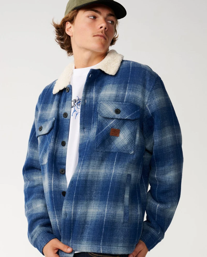 Classic Surf Bells Sherpa Jacket