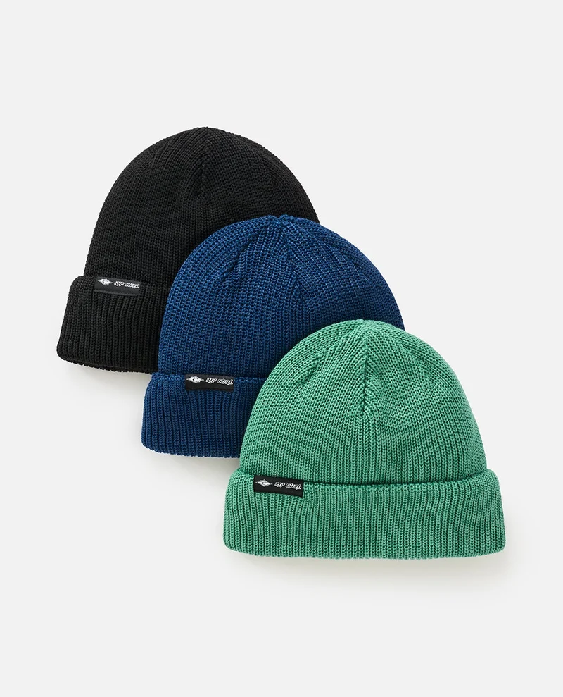 Classic Surf Reg Beanie 3-Pack