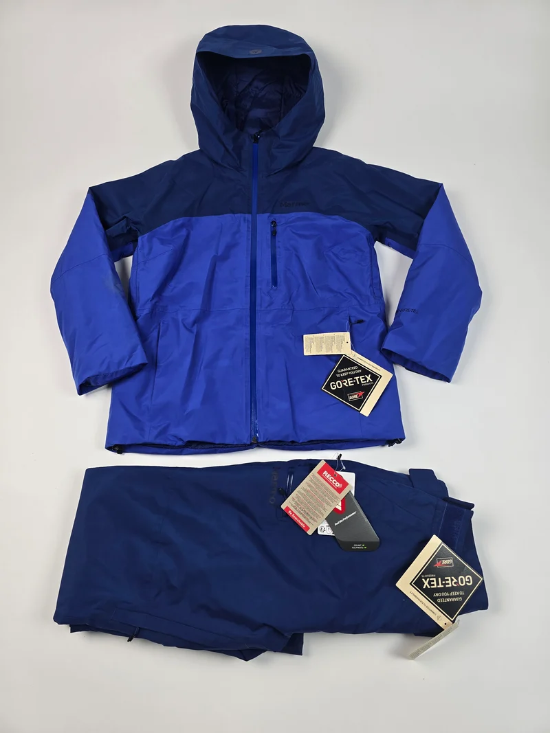 Marmot Wm's Lightray Ski Set Goretex Twilight Blue/Trail Blue Dames M