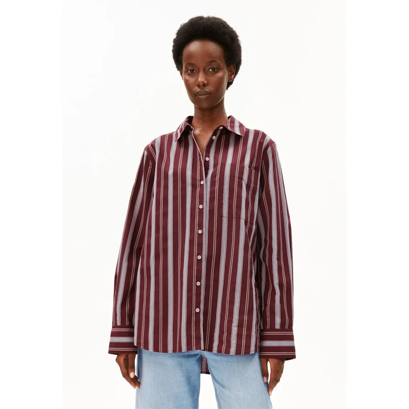Stripe Loose Shirt Blouse