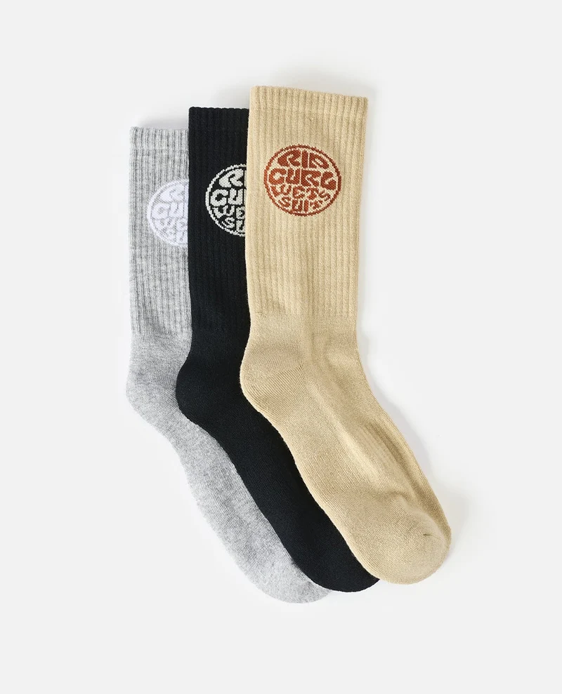 Mens Wetty Crew Sock - 3 Pack