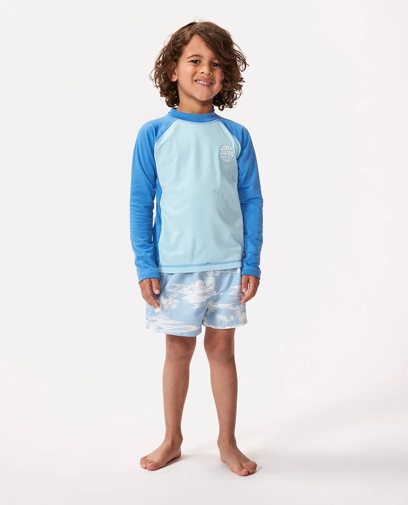 Icons UV Brushed Long Sleeve Rash Vest - Kids