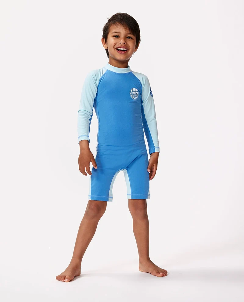 Icons UV Brushed Long Sleeve Spring Rash Vest - Kids
