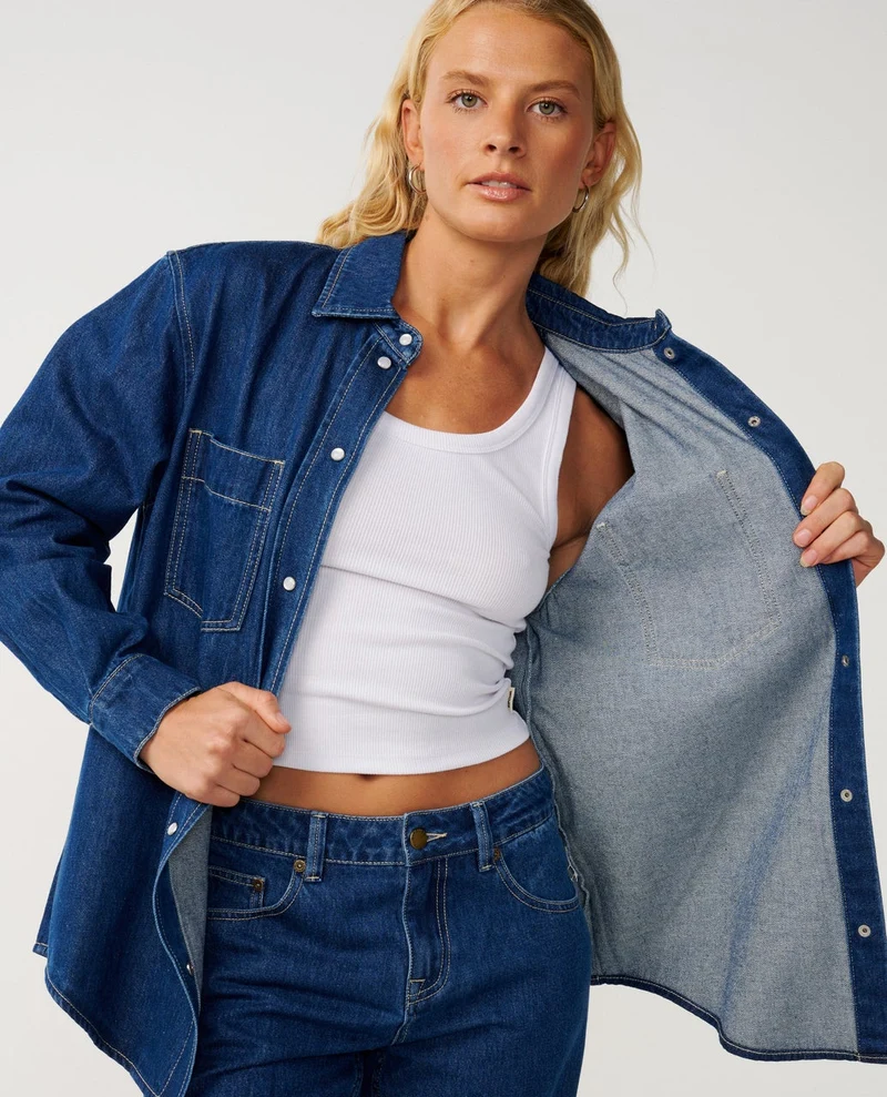 Cruisin Denim Long Sleeve Shirt