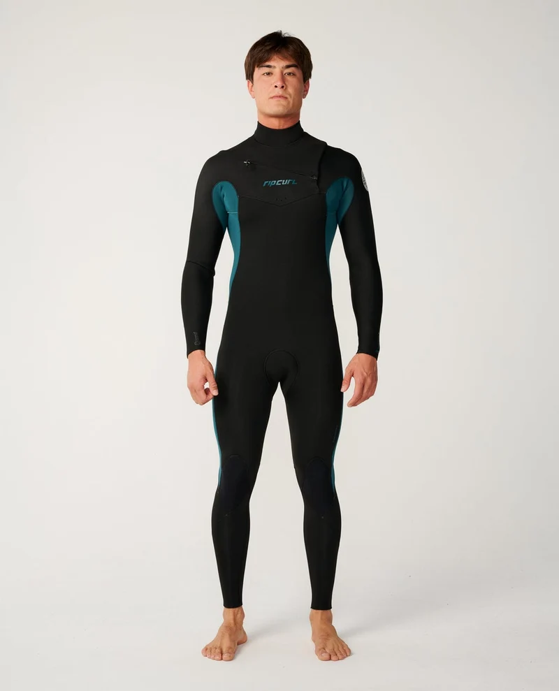 Mens Dawn Patrol 4/3 Chest Zip Steamer Wetsuit