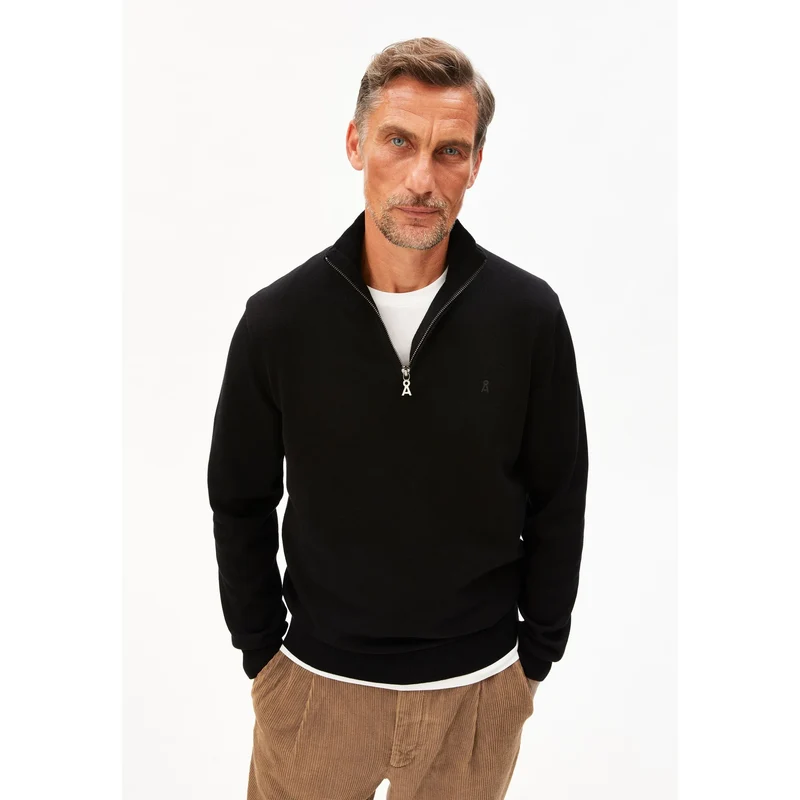 Faabes Half Zip Knit Sweater