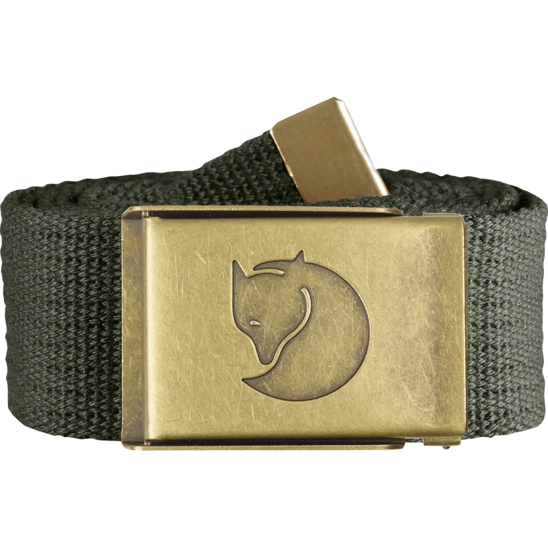 Canvas Brass Belt