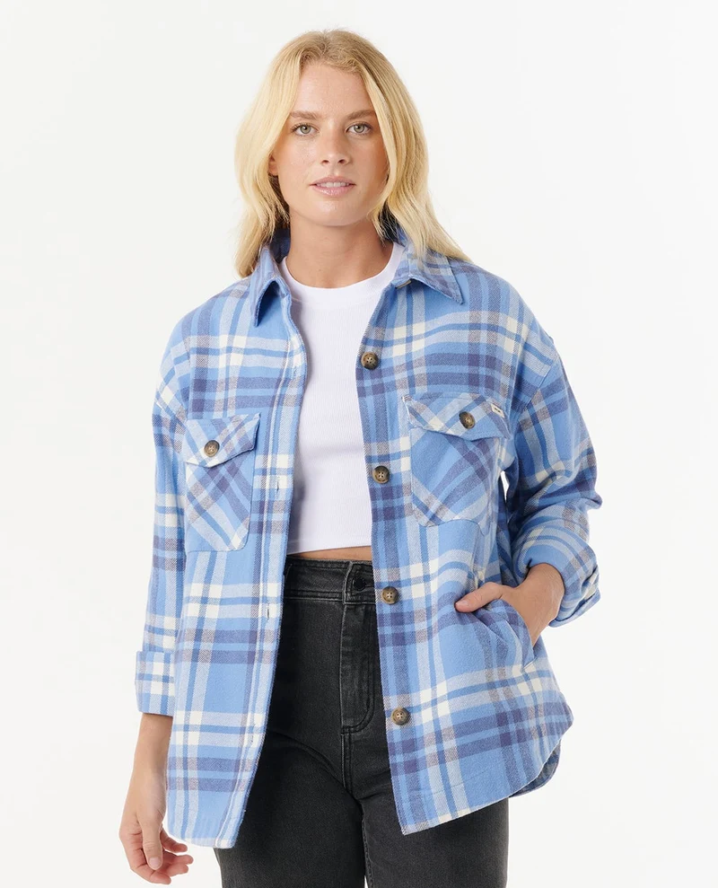 Oceanic Long Sleeve Flannel Shirt