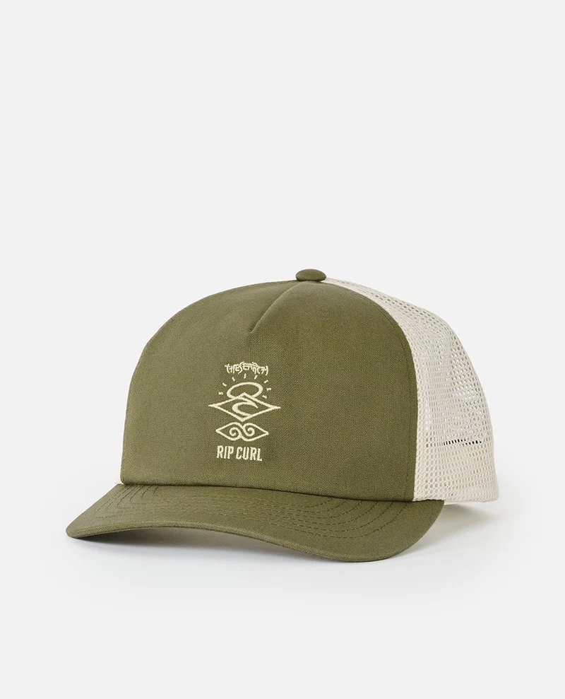 Search Icon Canvas Trucker Cap
