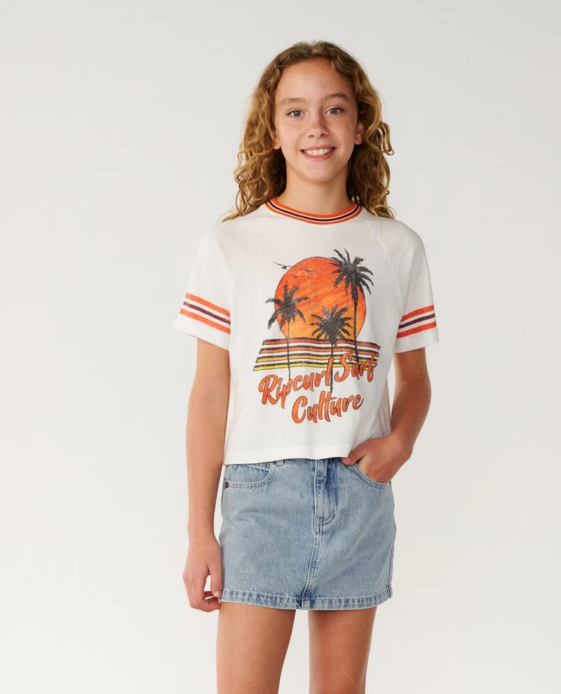 Surf Culture Crop Tee Kids