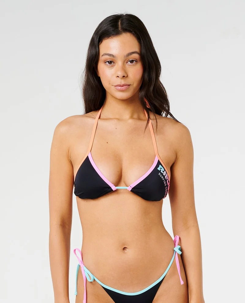 Surf Puff Sliding Tri Bikini Top