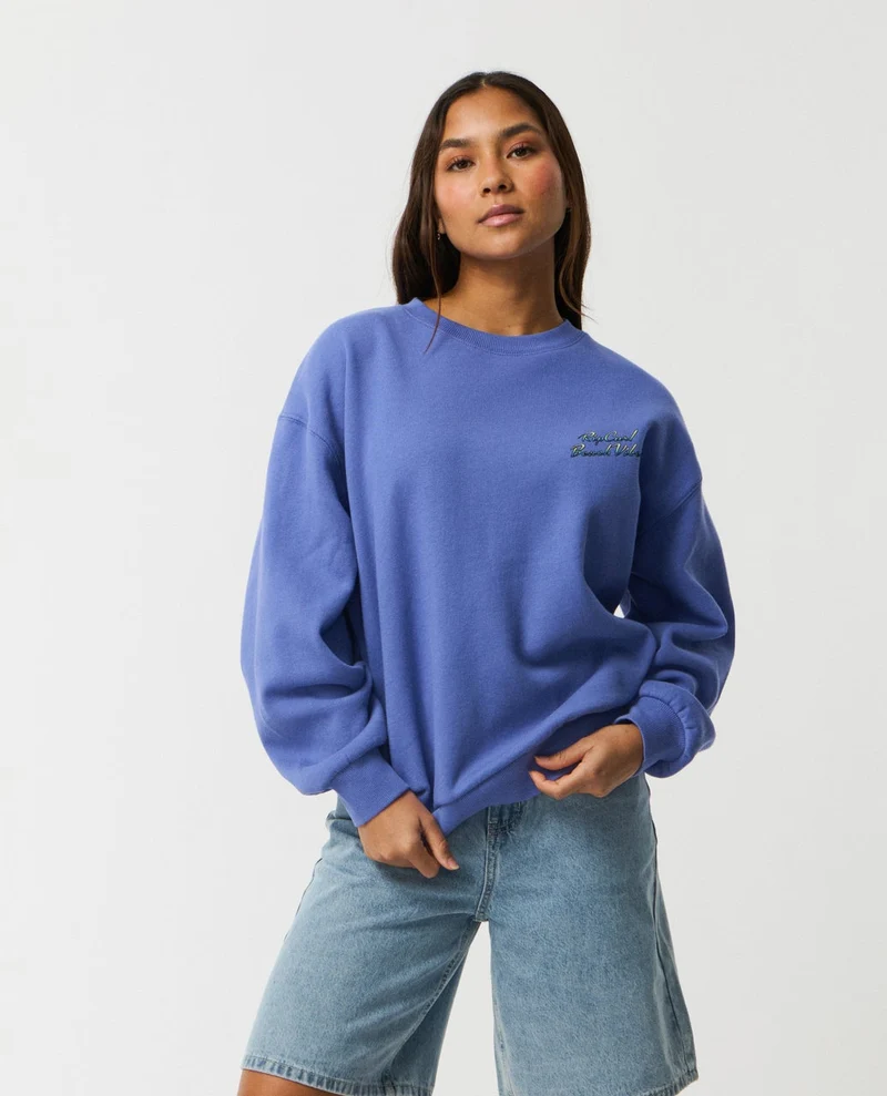 Beach Vibe Heritage Crew Fleece