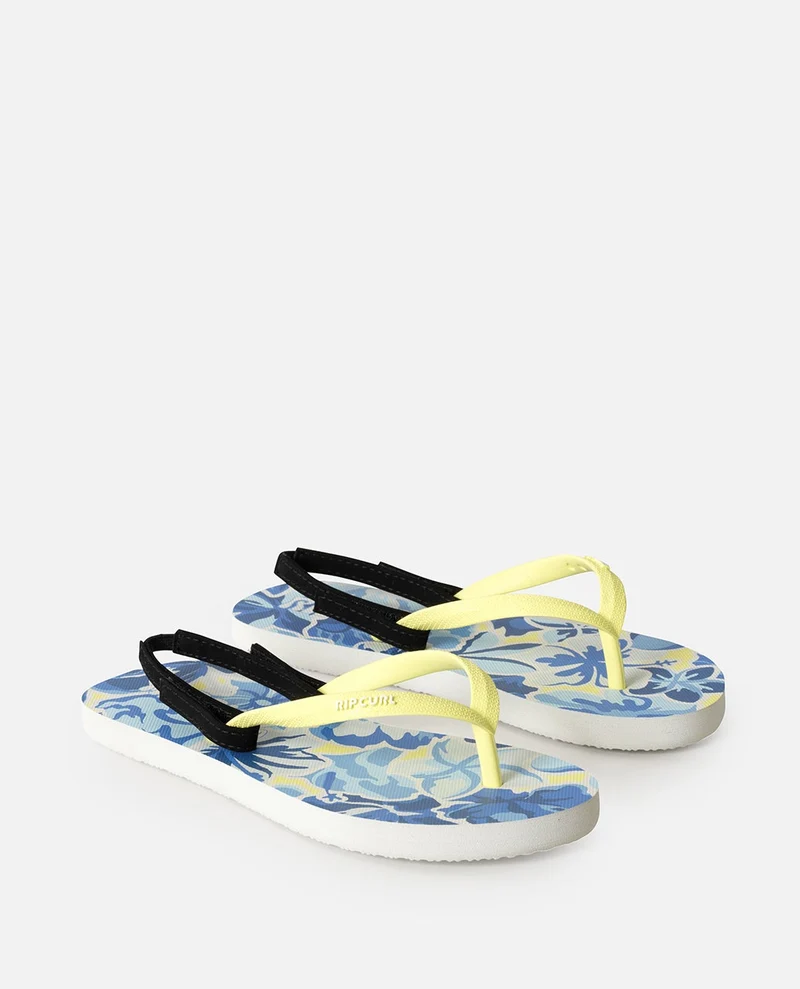 Mixed Bloom Open Toe Sandal - Girls