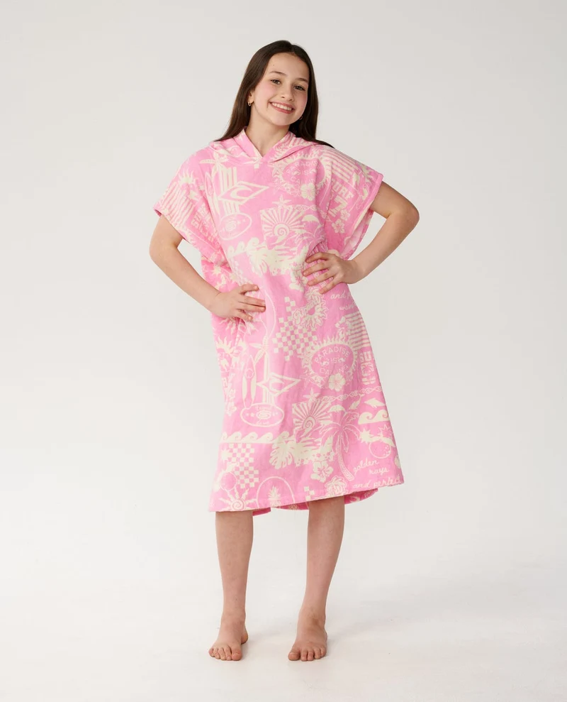 Mixed Hooded Towel - Girls