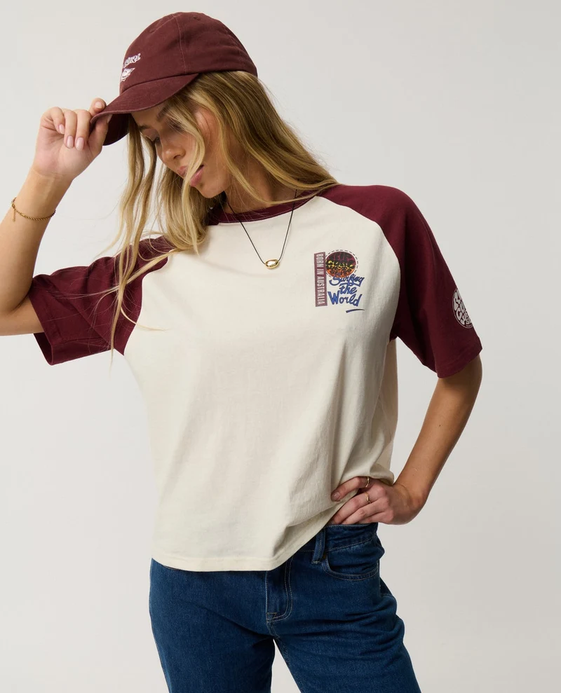 Surf The World Boxy Tee