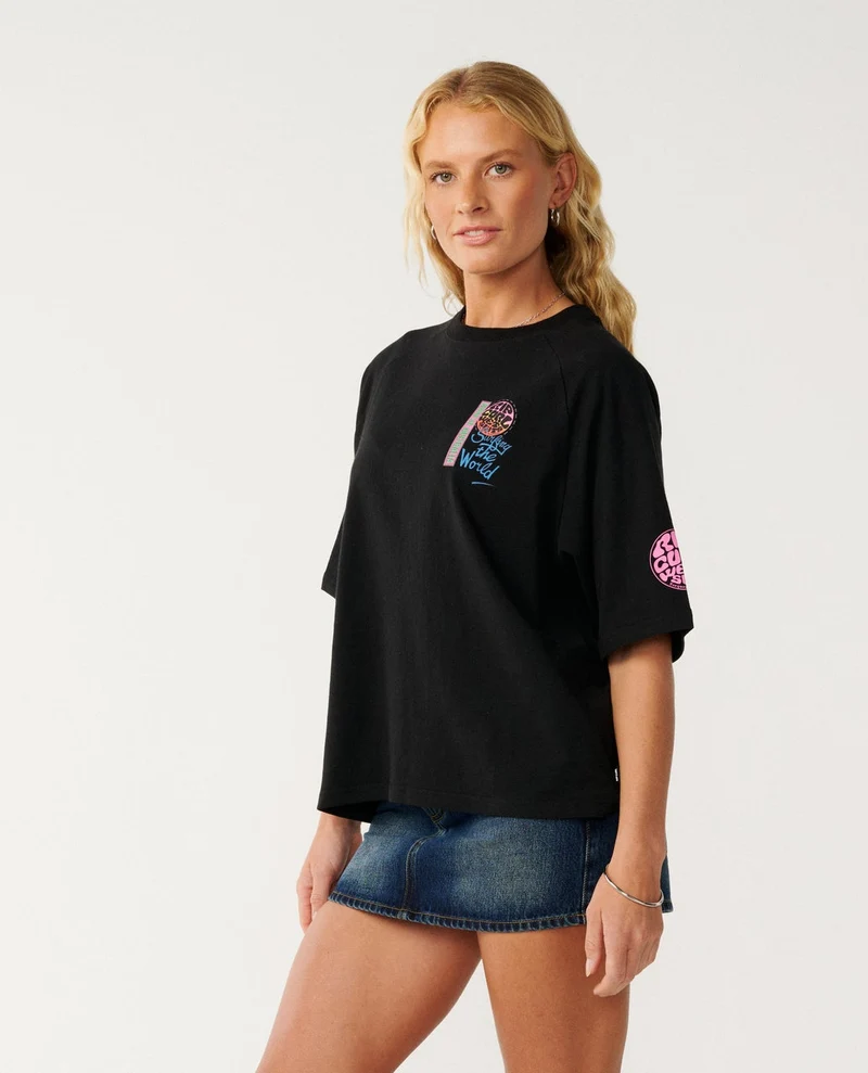 Surf The World Boxy Tee