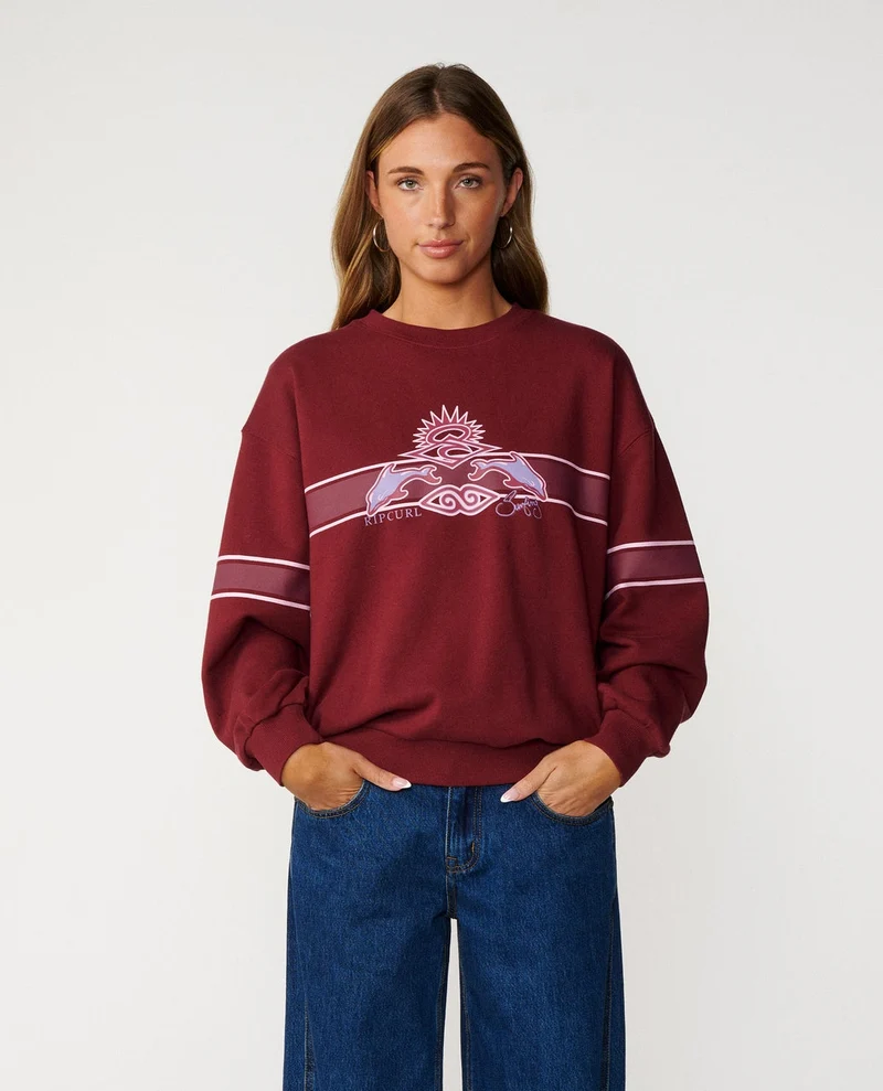 Archive Dolphin Oversized Crew Fleece