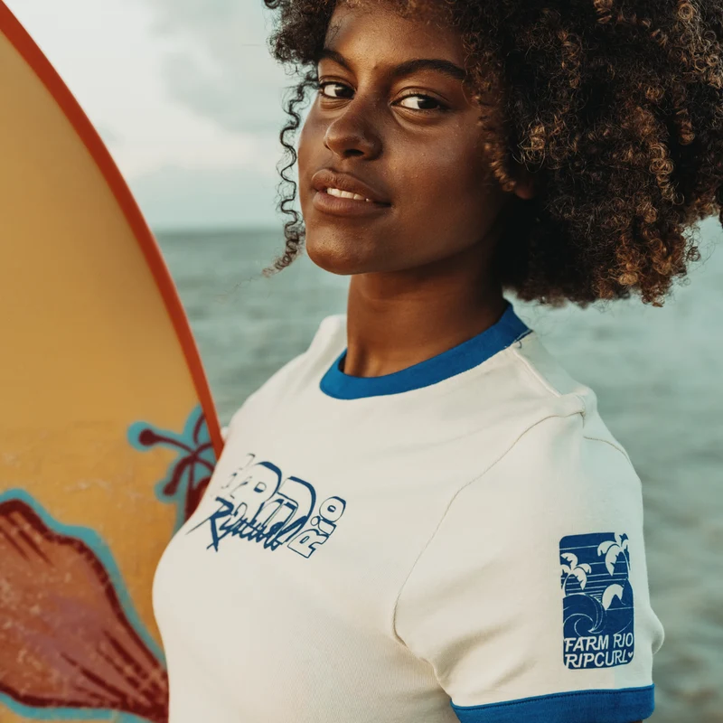 Tropical Groove Fitted Tee