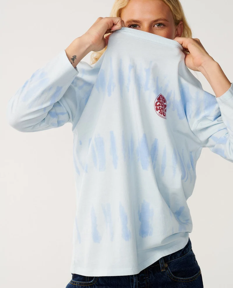 Stephanie Gilmore Tie Dye Long Sleeve Oversized Tee
