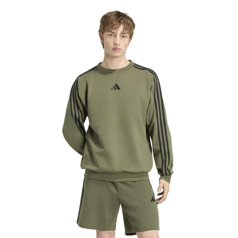 THREE STRIPES fleece trui