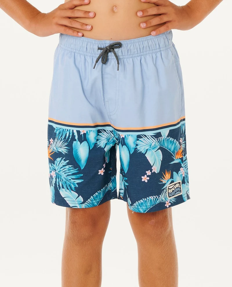 Streamline Stripe Volley Boardshort - Kids