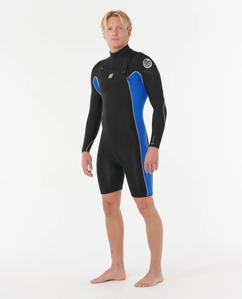 Mens Dawn Patrol 2/2 Long Sleeve Chest Zip Springsuit
