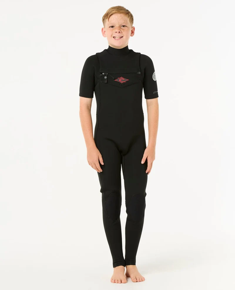 Kids Dawn Patrol Short 2/2 Sleeve Chest Zip Wetsuit