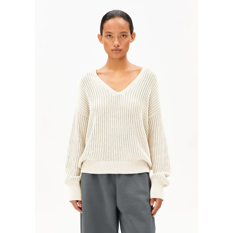 Linen Blend Knit Sweater