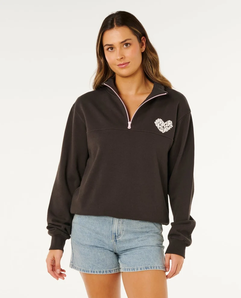 Rc Heart Half Zip Fleece