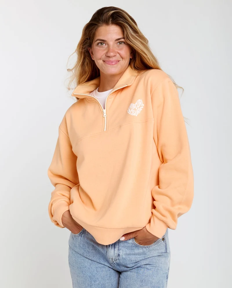 Rc Heart Half Zip Fleece