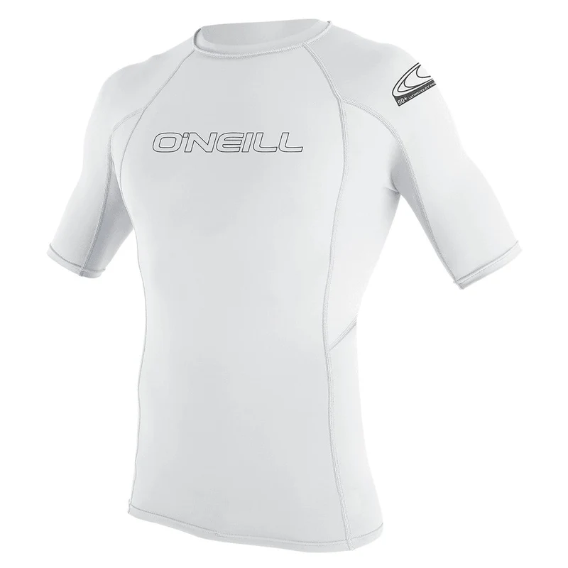 Basic Skins Rash Guard White