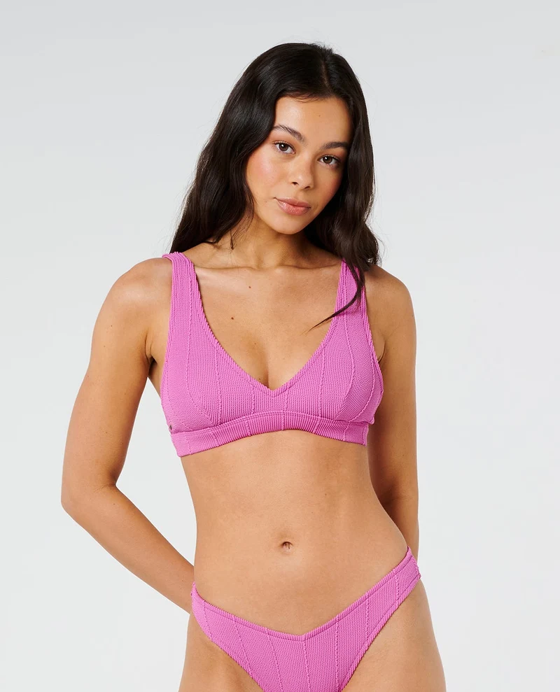 Vibe Surf Multi Fit V Neck Bikini Top