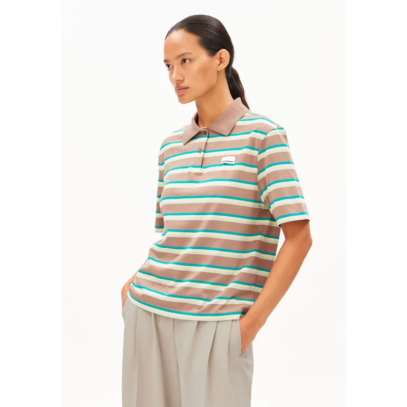 Stripe Polo T-Shirt