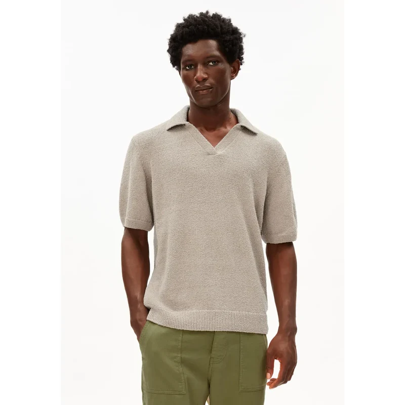 Boucle Knit Poloshirt