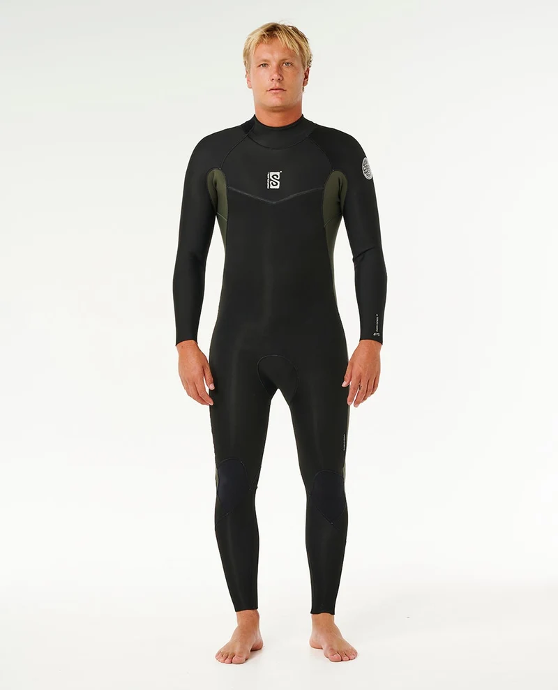Mens Dawn Patrol 4/3 Back Zip Steamer Wetsuit