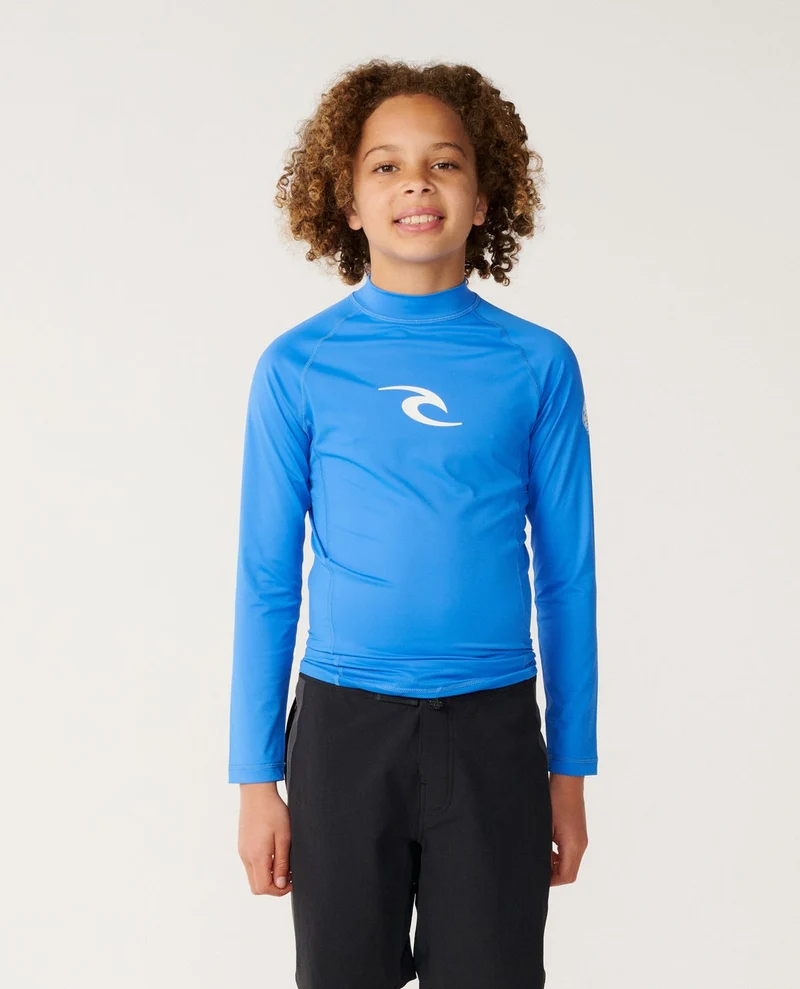 Waves UPF Long Sleeve Rash Vest Kids