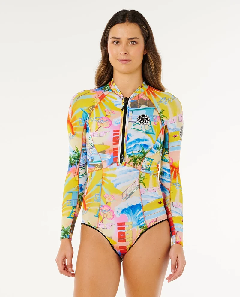 G-Bomb 1.5mm Long Sleeve Front Zip Full Coverage Springsuit