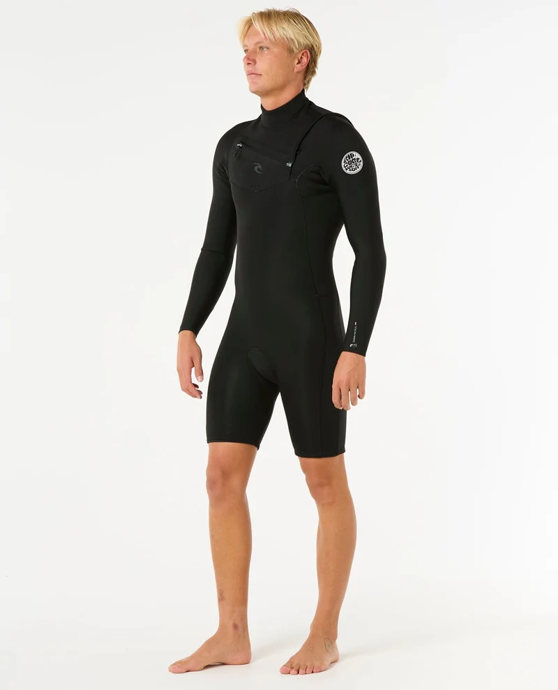 Mens Dawn Patrol 2/2 Long Sleeve Chest Zip Springsuit