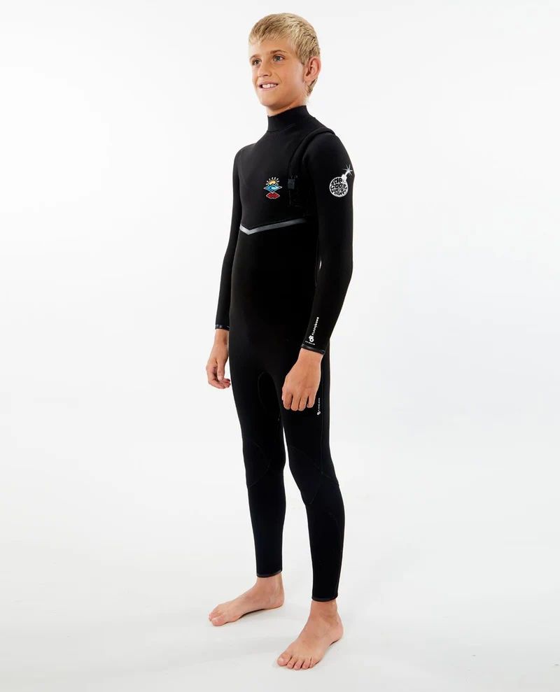 Junior Flashbomb 4/3 Chest Zip Wetsuit