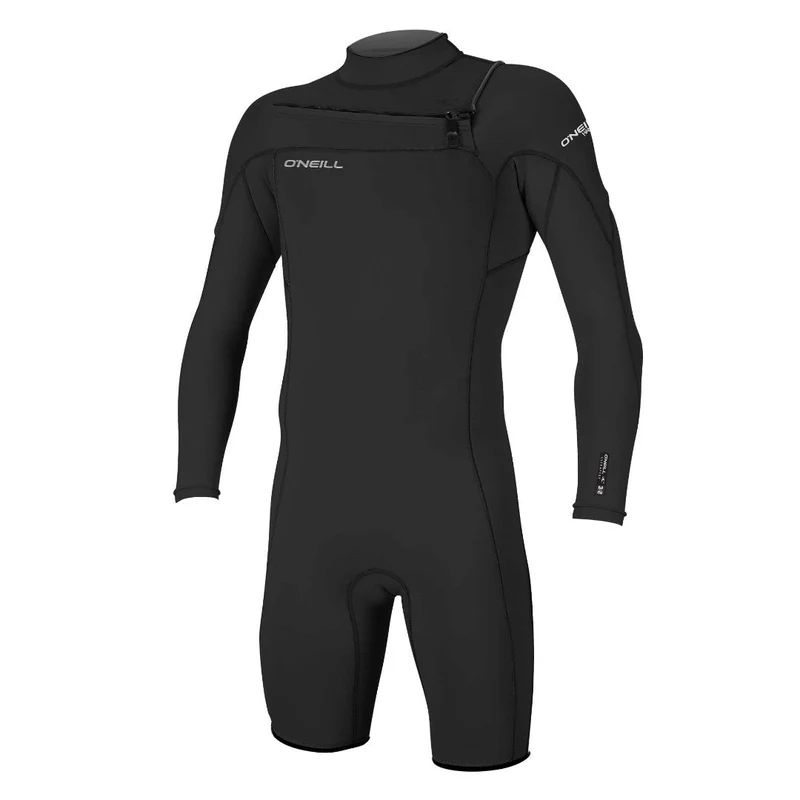 Hammer 2mm Chest Zip L/S Spring Black
