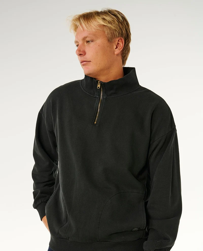 Premium Surf Qtr Zip Crew Fleece