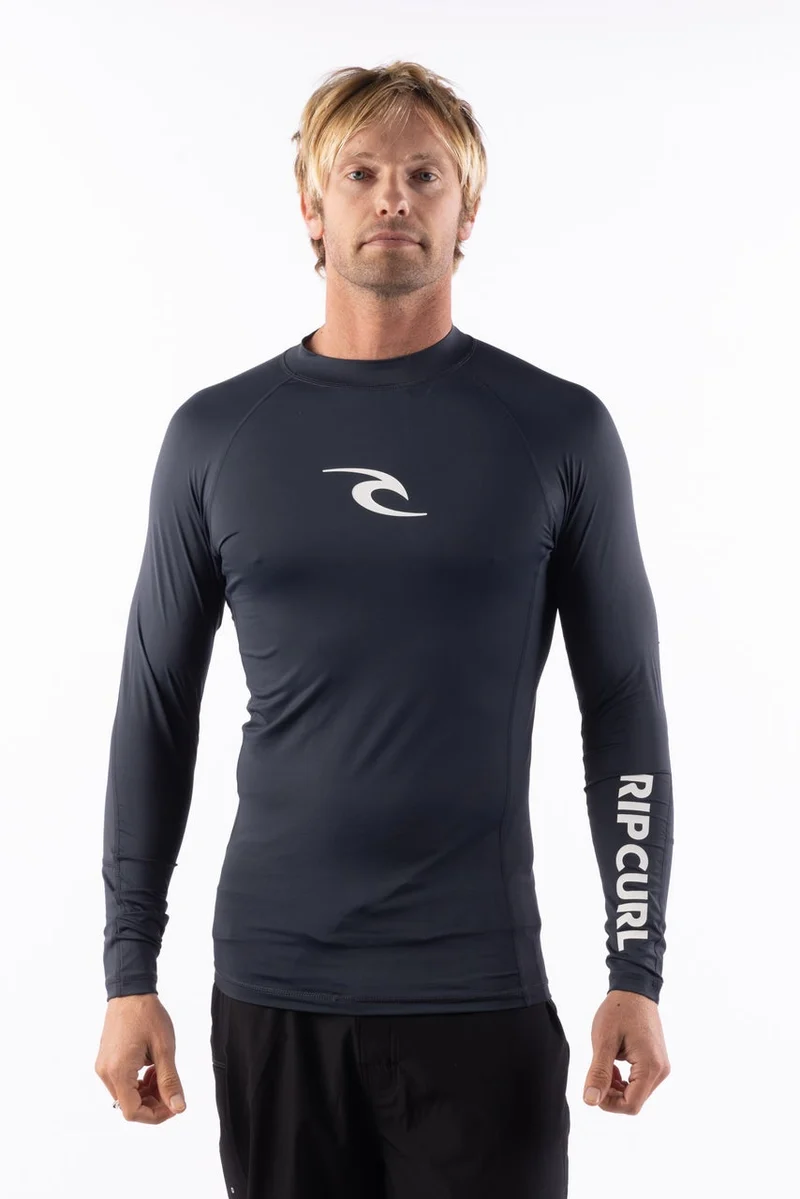 AZ Mens Long Sleeve Tight Fit Rash Vest