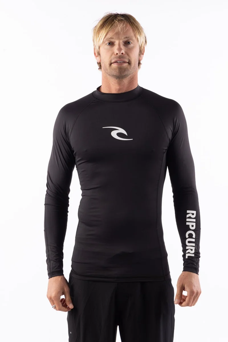 AZ Mens Long Sleeve Tight Fit Rash Vest