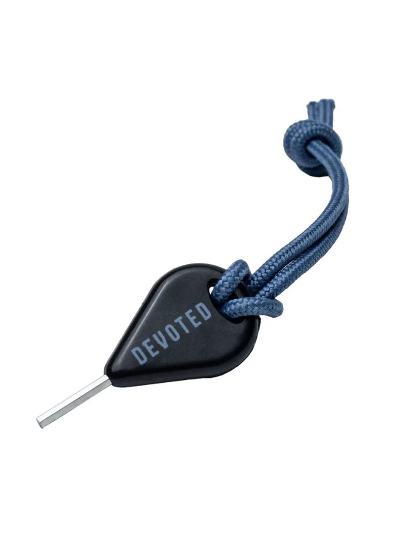 Fin Key & Leash String Black