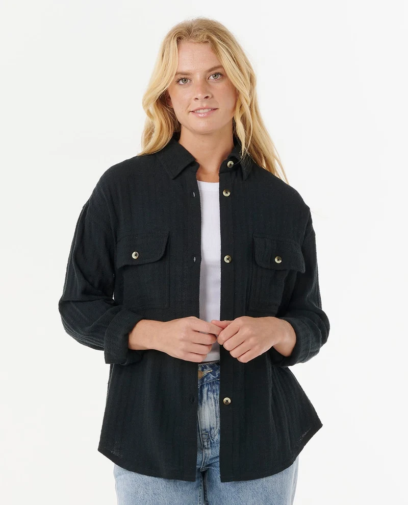 Oceanic Textured Shacket