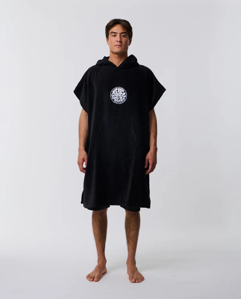 Logo Hooded Towel Poncho